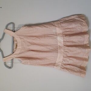 Vintage Forever 21 Dress Womens sz L Baby Doll Drop Waist Silk Cotton